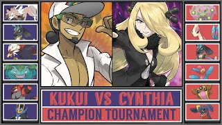 KUKUI vs CYNTHIA  Pokémon Champion Tournament Battle 2 [upl. by Nagard]