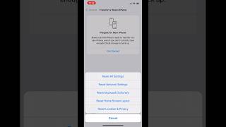 How to RESET your iPhone Easily iphonerestore reset ios iphonetipsandtricks easytricks [upl. by Cheung]