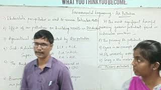 TNPSC AE CIVIL ENGINEERING  ENVIRONMENTAL ENGG AIR POLLUTION  GATEZONE ACADEMY TRAINING CLASSES [upl. by Gibbie]