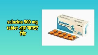 Salazine 500 mg Tablet bangla  স্যালাজিন ৫০০ মিগ্রা ট্যাবলেট [upl. by Esinrahc]