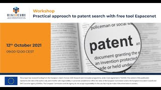 Practical approach to patent search with free tool Espacenet [upl. by Coplin]