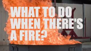 When You See A Fire  Use A Fire Extinguisher [upl. by Nalhsa]