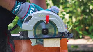 Testing the Total Circular Saw 1400 W TS1141856 [upl. by Horlacher]