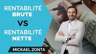 Rentabilité BRUTE vs Rentabilité NETTE 🔼 [upl. by Akienom]