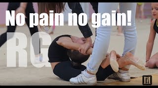 Children in rhythmic gymnastics  No pain no gain [upl. by Noirod]