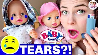 😰She Cant Breath⁉️ ASTHMA RUINS BABY BORN TWINS 1st Egg Hunt 🐣 Dolly Disabilities Ep 10💜 [upl. by Jolene]