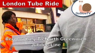 London Underground Tube Ride  Bermondsey  Cineworld O2 Arena  Jubilee Line  Slow TV  Episode 30 [upl. by Yerak]