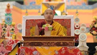 Gyalwang Karmapas teaching on The Torch of Certainty Session Four  Jan 4th 2014 [upl. by Colas]