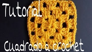 Tutorial Cuadrado a crochet paso a paso  Cucaditas de saluta [upl. by Yeslaehc756]