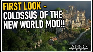 DLCSIZED MOD COLOSSUS OF THE NEW WORLD  Anno 1800 MEGACITY Beauty Build  Part 16 [upl. by Gerhard]