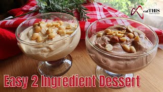 Easy 2 Ingredient Dessert [upl. by Ecnerat42]