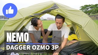 NEMO Dagger Osmo 3P A lightweight tent ideal for couples climbing and couples camping [upl. by Stoller468]