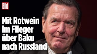 AltKanzler Schröder macht „Urlaub“ in Moskau [upl. by Yntruoc500]