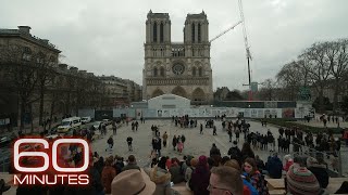 Reconstruction continues at the Cathedral of Notre Dame 4 years after fire  60 Minutes [upl. by Ahseinat]