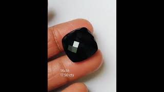 Natural Black Onyx Cut stone Chusion shape MM size 18Weight 1750 cts Shipping words wide [upl. by Uy]