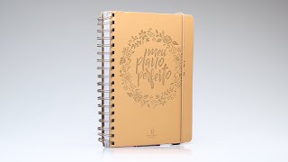 Meu Plano Perfeito  Capa PU  Planner Permanente  Livrarias Família Cristã [upl. by Olbap]