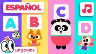 Canción del ABECEDARIO en ESPAÑOL 🔤🎶 Canciones Infantiles  Lingokids [upl. by Rolanda203]