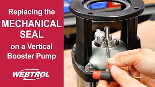 Replacing the mechanical seal on a vertical booster pump [upl. by Norman]