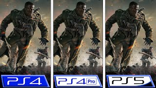 Call of Duty Vanguard  PS4  PS4 Pro  PS5  Campaign Graphics Comparison amp FPS [upl. by Drake]