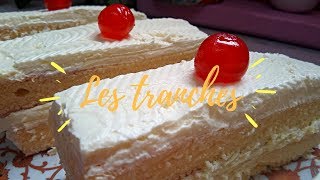 Les tranches🍰 بكريمة مع نكهة الليمون🍋 [upl. by Ibed491]