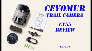 Ceyomur Trail Camera CY55 [upl. by Yraeg]