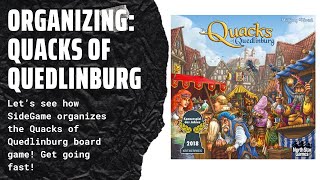 Organizing the Quacks of Quedlinburg Fully Sleeved with All Expansions and Upgrades SideGameLLC [upl. by Norrat181]