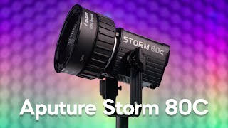 Aputure STORM 80C  CUTEST Colour Light Yet [upl. by Oruhtra]