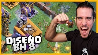 NUEVO DIEÑO BH 8  MEJORES DEFENSAS  CLASH OF CLANS [upl. by Wixted]