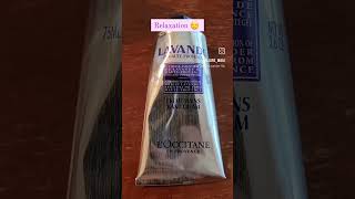 Relaxation loccitane lavenderhandcream lavenderfoamingbath lavenderpillowspray lavenderproducts [upl. by Ahtera871]