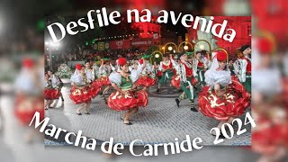 MARCHA DE CARNIDE 2024  AVENIDA [upl. by Aiela]