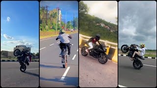 Modified Bikes❤‍🔥Attitude Riders🔥Heavy stunts🥶Pro Riders💀Duke390❤Mt15🩵Ns200👽Rc200☠️R15💛bike [upl. by Woodford431]