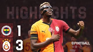 Fenerbahçe 13 Galatasaray  MAÇ Özeti  Süper Lig  202425  SimulationRecreation eFootball [upl. by Elletnahs]