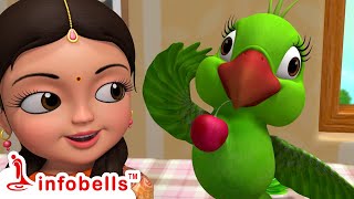 Chitti Chilakamma Amma Kottinda  Telugu Rhymes for Children  Infobells [upl. by Otreblide]