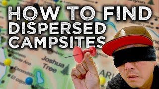 HOW TO find dispersed campsites free dispersed camping boondocking car camping overlanding [upl. by Ainitsirhc]