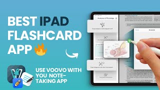 Best iPad Flashcard App Using Apple Pencil 🔥🫀 [upl. by Hnamik]