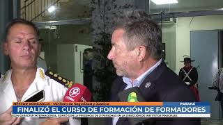 Claudio Gonzalez Nestor Roncaglia  Finalizó el curso de formación de formadores en la policia de ER [upl. by Anival]