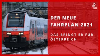 Der neue Fahrplan 2021  das bringt er für Österreich [upl. by Karyn]