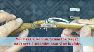 Wonderful Miniature Matchlock Musket maintenance and fire [upl. by Anilahs]