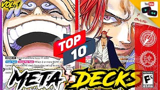 The Top 10 BEST One Piece Meta Decks For OP09 Are Here Vol 1  One Piece Card Game OP09 [upl. by Mathre613]