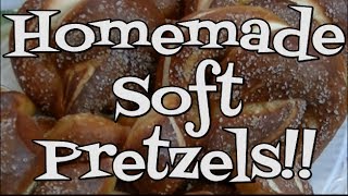 Homemade Soft Pretzels Recipe  Noreens Kitchen [upl. by Conney797]