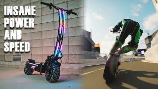 TOP 10 FASTEST ELECTRIC SCOOTERS 2021 2022  Insane power and speed [upl. by Ias]