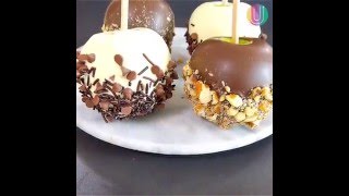 Estas manzanas bañadas en chocolate son ideales para una fiesta de cumpleaños [upl. by Tahp860]