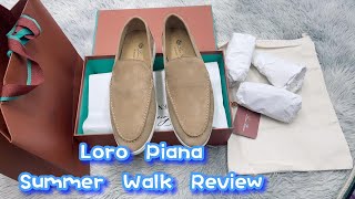 Loro Piana Summer Walk Sneaker Close Review [upl. by Ytsirc]