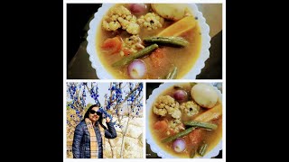 Vegetable egg stewwinterspecialstewhealthystew [upl. by Jarietta]