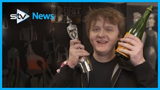 Brit Awards Lewis Capaldi cleans up with two gongs [upl. by Asalocin850]