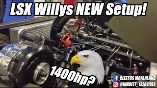 LSX Willys NEW 1400hp Setup Startup and REVS [upl. by Vincentia]