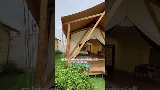 Glamping luxury Safari Tent Chalet For Airbnb [upl. by Ainak]