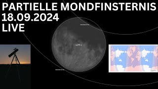 PARTIELLE MONDFINSTERNIS 18092024 LIVE [upl. by Petrine862]