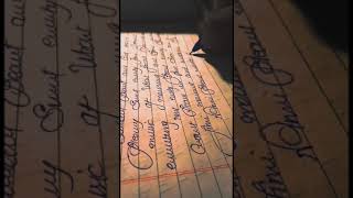 Beautiful handwriting l cursive writing l trending handwriting viral video✍️☺️ [upl. by Khorma]