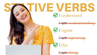 STATIVE VERBS  English Grammar  I understand OR I am understanding [upl. by Greenes100]